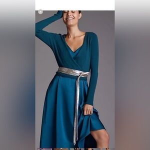 Daily Practice by Anthropologie The Wrap Two-In-One Midi Dress